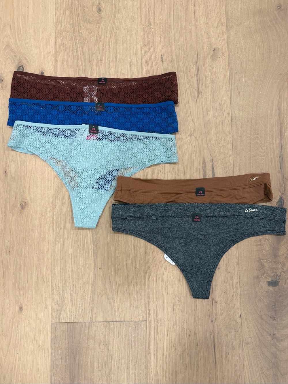 Assorted 5 La Senza women’s panties